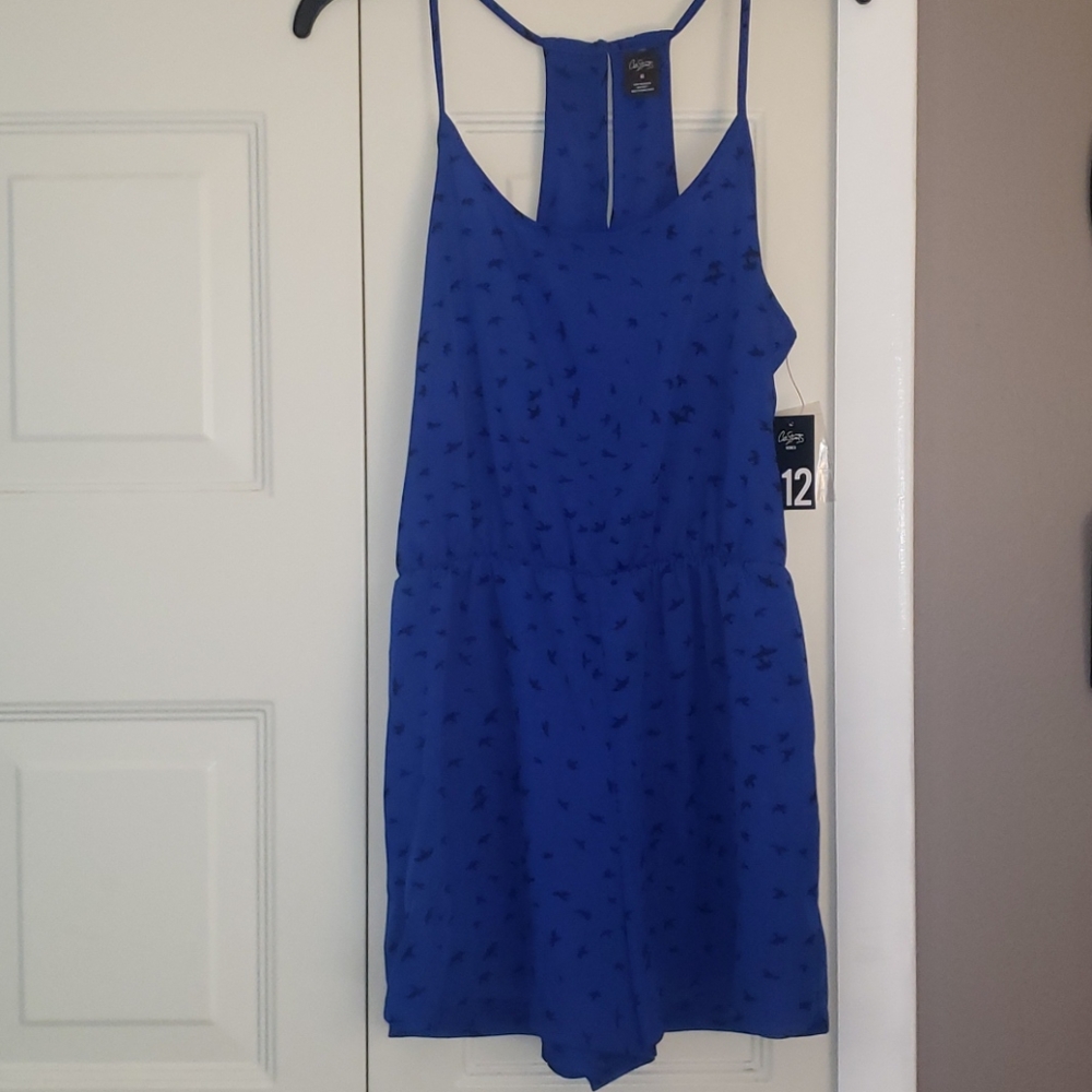 Brid print romper NWT